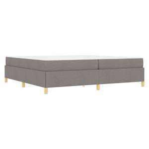 Rám postele s matrací Taupe 200 x 200 cm textil - obrázek 9