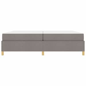 Rám postele s matrací Taupe 200 x 200 cm textil - obrázek 7