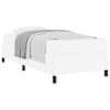 vidaXL Voodi raam madratsiga Valge 80 x 200 cm kangas