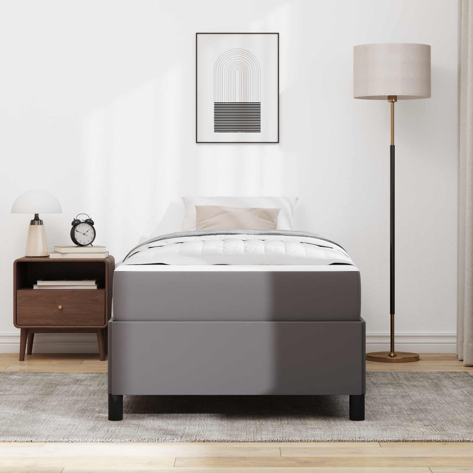 Voodi raam madratsiga Hall 80 x 200 cm kangas 27 Kõik vajalik sinu aeda ja koju! Voodi raam madratsiga Hall 80 x 200 cm kangas - Image 4