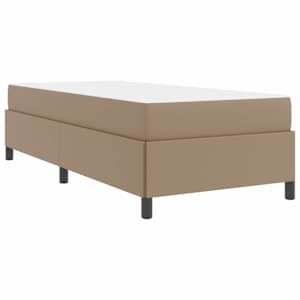 Rám postele s matrací Cappuccino 100 x 200 cm textil - obrázek 9