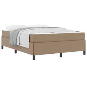 Rám postele s matrací Cappuccino 140 x 190 cm textil - obrázek 2