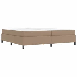 Rám postele s matrací Cappuccino 200 x 200 cm textil - obrázek 7