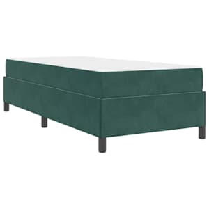 Rám postele s matrací Tmavě zelená 90 x 200 cm textil - obrázek 8