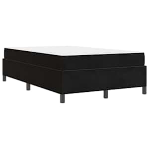 Rám postele s matrací Černá 120 x 190 cm textil - obrázek 7