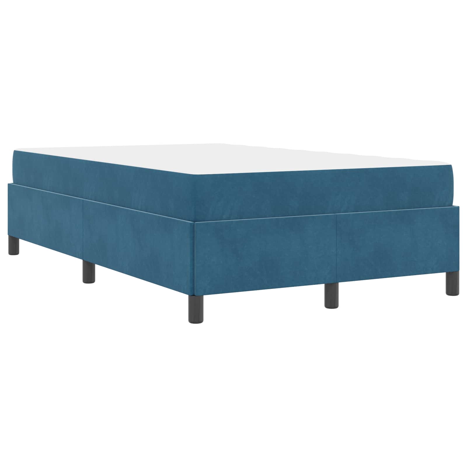 Bedframe Anders Donkerblauw en wit 120 x 200 cm Fluweel | luizaXL | Dé meubelwinkel voor elk interieur Bedframe Anders Donkerblauw en wit 120 x 200 cm Fluweel - Afbeelding 9