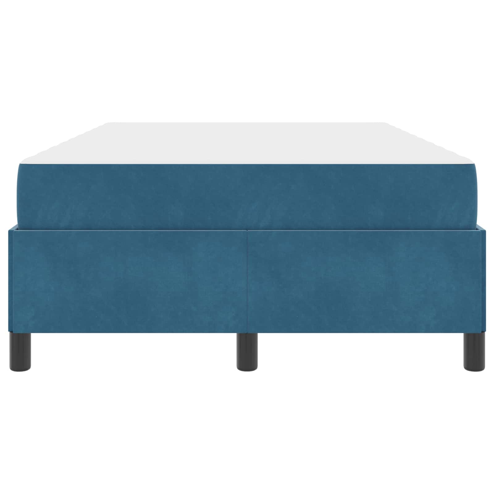 Bedframe Anders Donkerblauw en wit 120 x 200 cm Fluweel | luizaXL | Dé meubelwinkel voor elk interieur Bedframe Anders Donkerblauw en wit 120 x 200 cm Fluweel - Afbeelding 4