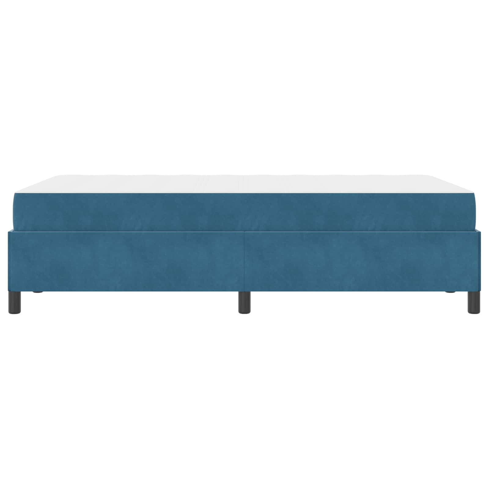 Bedframe Anders Donkerblauw en wit 120 x 200 cm Fluweel | luizaXL | Dé meubelwinkel voor elk interieur Bedframe Anders Donkerblauw en wit 120 x 200 cm Fluweel - Afbeelding 6