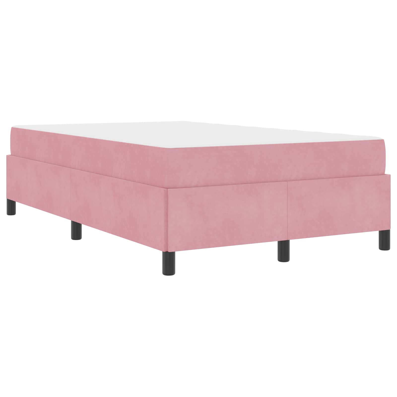 Bedframe Anders Roze en wit 120 x 200 cm Fluweel | luizaXL | Dé meubelwinkel voor elk interieur Bedframe Anders Roze en wit 120 x 200 cm Fluweel - Afbeelding 4
