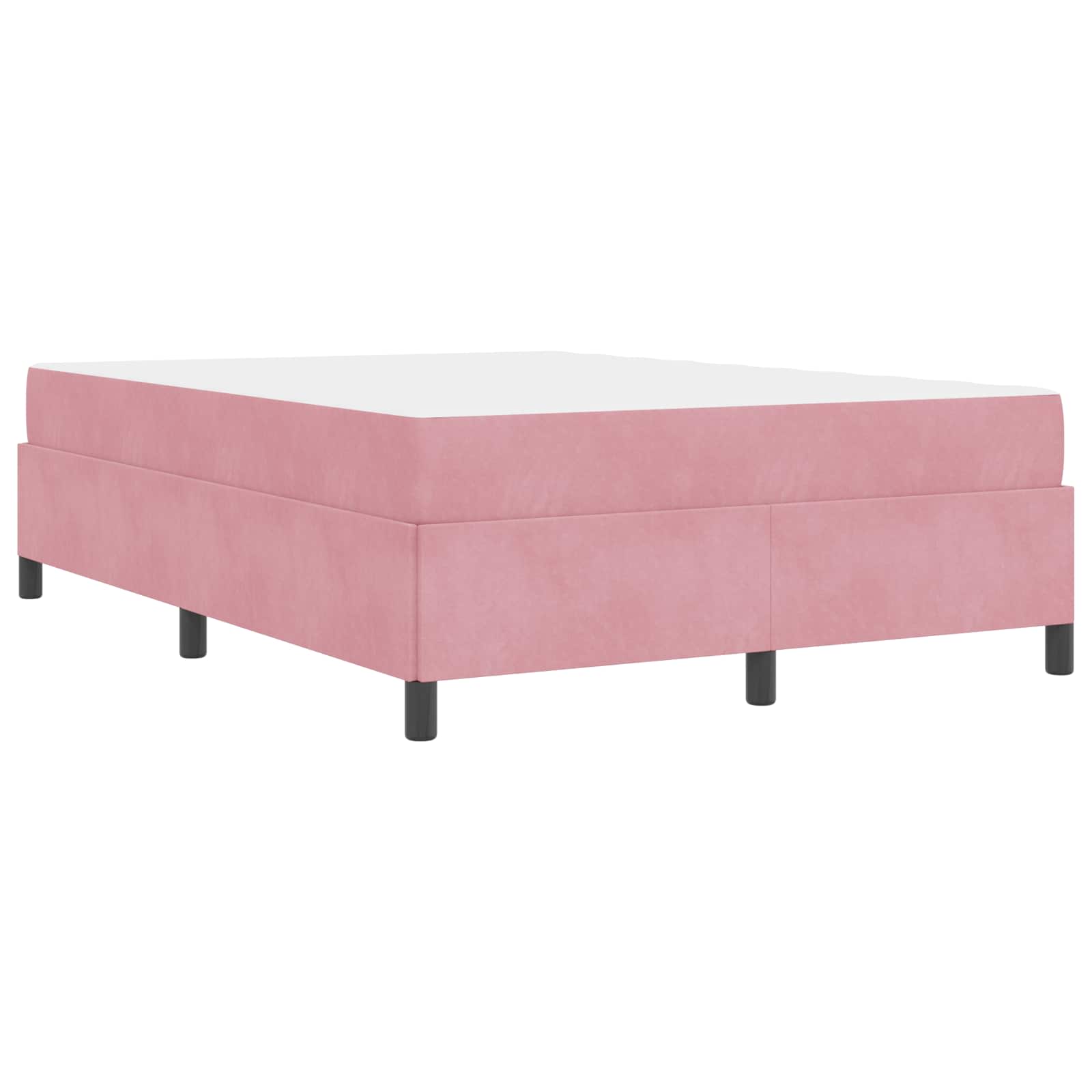 Bedframe Anders Roze en wit 160 x 200 cm Fluweel | luizaXL | Dé meubelwinkel voor elk interieur Bedframe Anders Roze en wit 160 x 200 cm Fluweel - Afbeelding 9