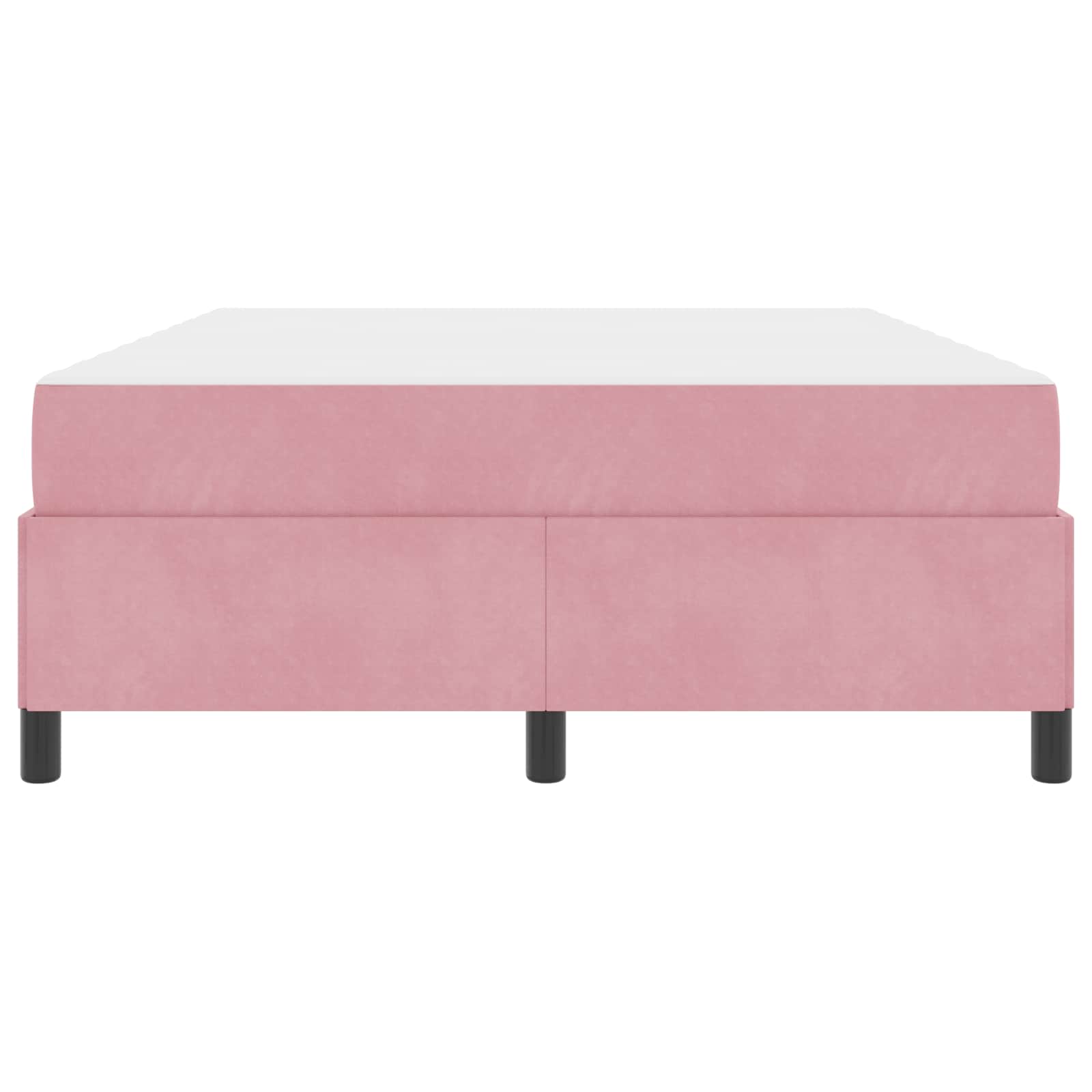 Bedframe Anders Roze en wit 160 x 200 cm Fluweel | luizaXL | Dé meubelwinkel voor elk interieur Bedframe Anders Roze en wit 160 x 200 cm Fluweel - Afbeelding 4