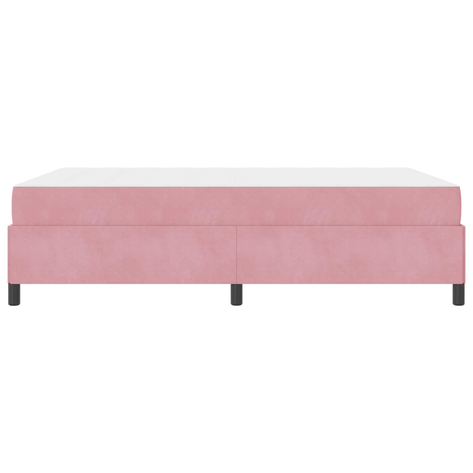 Bedframe Anders Roze en wit 160 x 200 cm Fluweel | luizaXL | Dé meubelwinkel voor elk interieur Bedframe Anders Roze en wit 160 x 200 cm Fluweel - Afbeelding 7