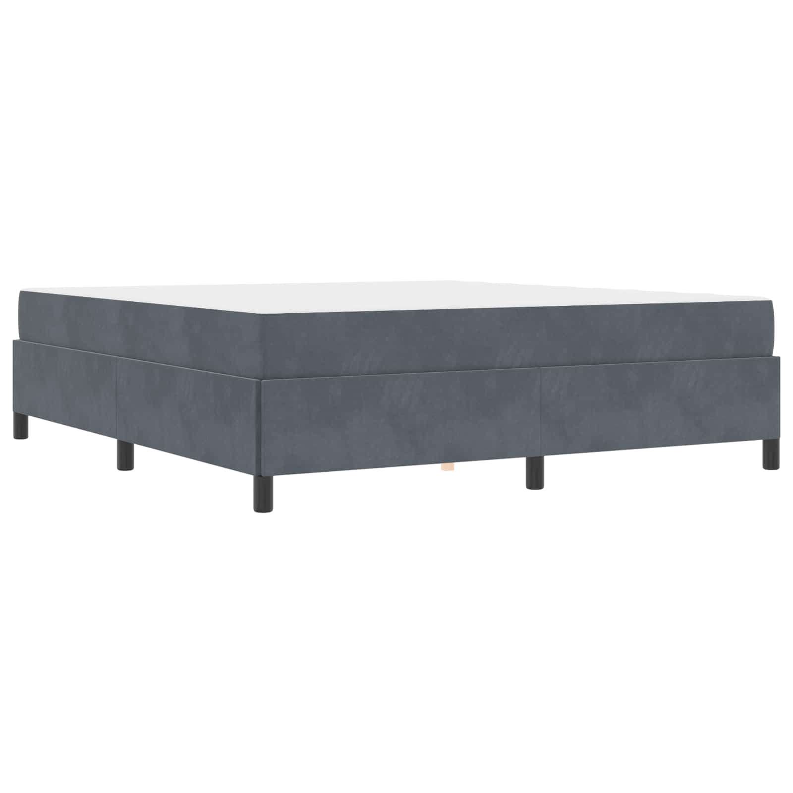 Bedframe Anders Wit en lichtgrijs 180 x 200 cm Fluweel | luizaXL | Dé meubelwinkel voor elk interieur Bedframe Anders Wit en lichtgrijs 180 x 200 cm Fluweel - Afbeelding 4