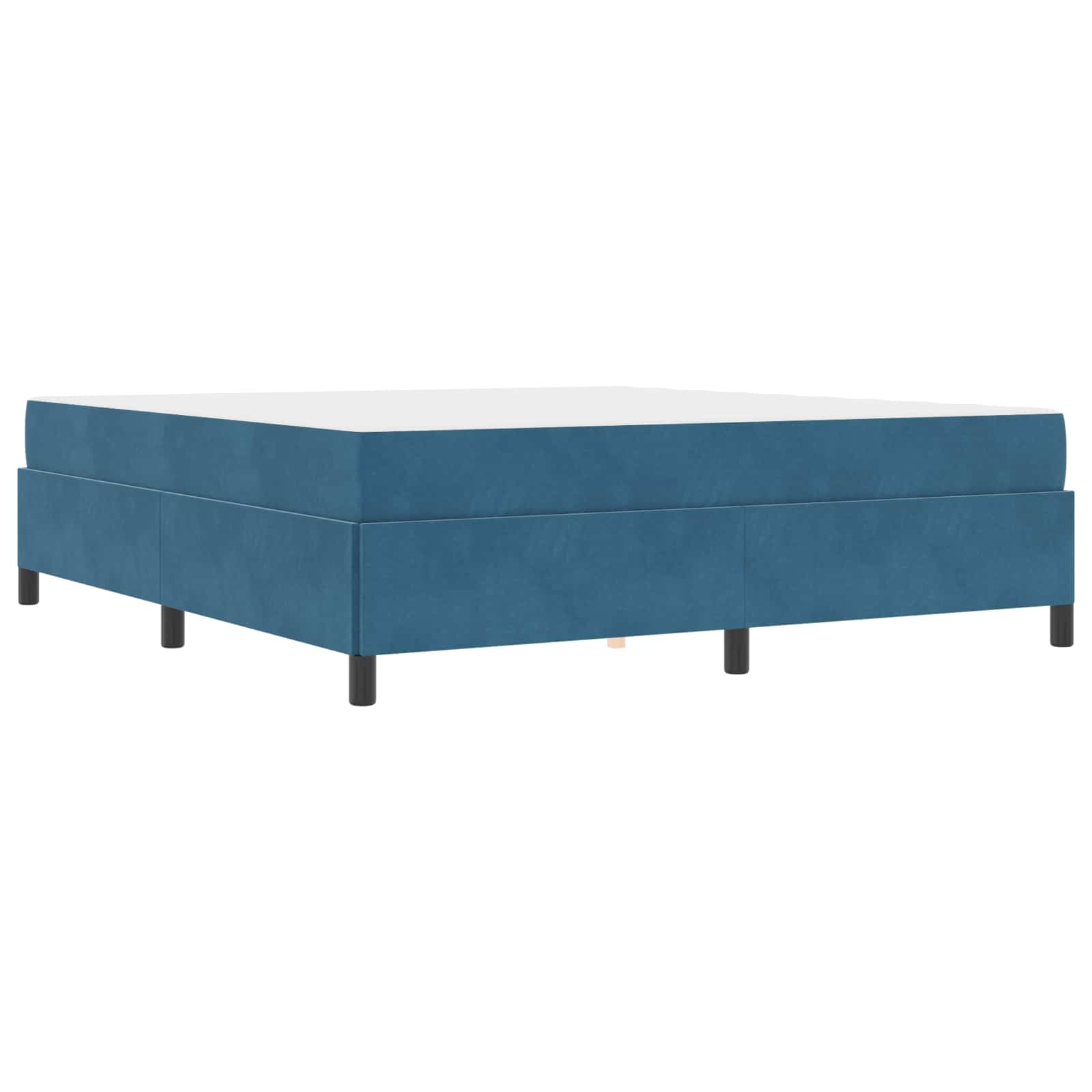 Bedframe Anders Donkerblauw en wit 180 x 200 cm Fluweel | luizaXL | Dé meubelwinkel voor elk interieur Bedframe Anders Donkerblauw en wit 180 x 200 cm Fluweel - Afbeelding 4
