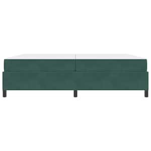 Rám postele s matrací Tmavě zelená 200 x 200 cm textil - obrázek 5
