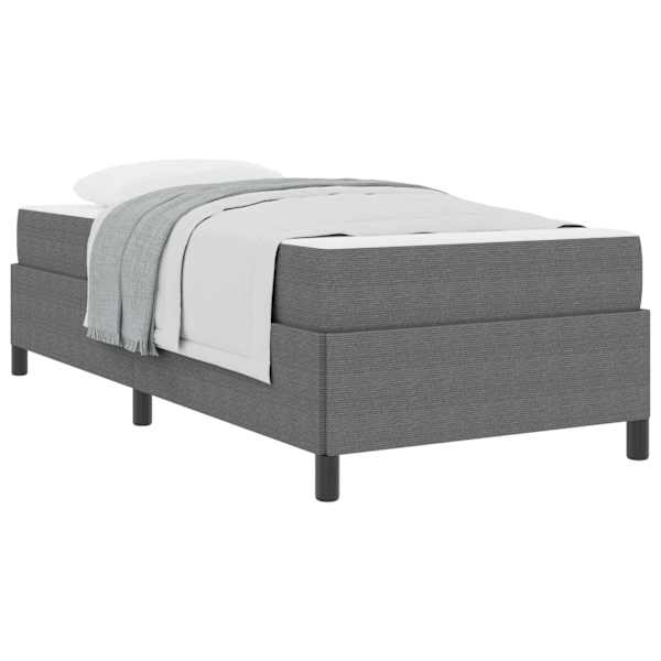 vidaXL Voodi raam madratsiga Helehall 80 x 200 cm kangas