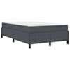 vidaXL Voodi raam madratsiga Tumehall 120 x 200 cm kangas