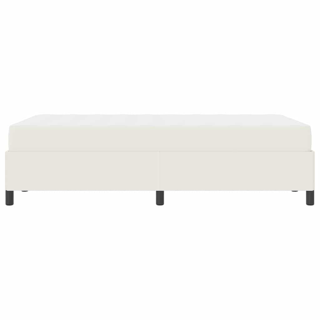 Bed Frame Cream 120 x 200 cm Corduroy fabric - Image 10
