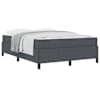 vidaXL Voodi raam madratsiga Tumehall 140 x 190 cm kangas