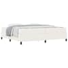 vidaXL Voodi raam madratsiga cream 200 x 200 cm kangas
