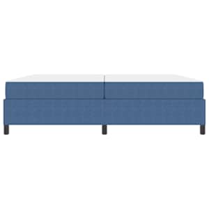 Rám postele s matrací Modrá 200 x 200 cm textil - obrázek 5