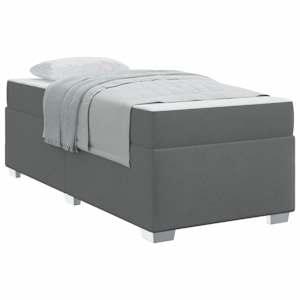 vidaXL Voodi raam madratsiga Tumehall 80 x 200 cm kangas