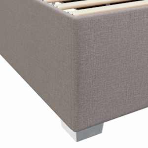 Rám postele s matrací Taupe 120 x 200 cm textil - obrázek 8
