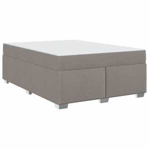 Rám postele s matrací Taupe 140 x 200 cm textil - obrázek 2