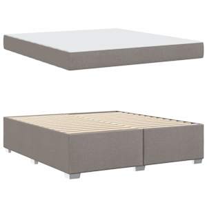 Rám postele s matrací Taupe 180 x 200 cm textil - obrázek 4