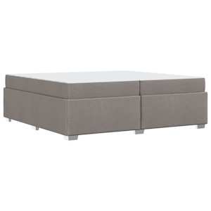 Rám postele s matrací Taupe 200 x 200 cm textil - obrázek 7
