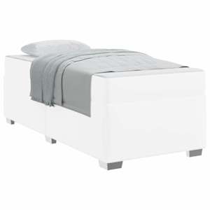 vidaXL Voodi raam Valge 80 x 200 cm kangas