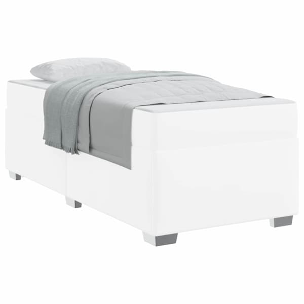 vidaXL Voodi raam Valge 80 x 200 cm kangas
