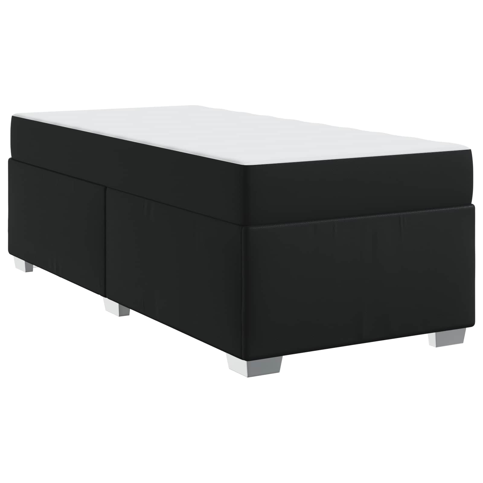 vidaXL Bedframe Zwart 100 x 200 cm PVC, foto 3