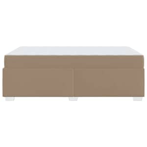 Rám postele s matrací Cappuccino 100 x 200 cm textil - obrázek 6