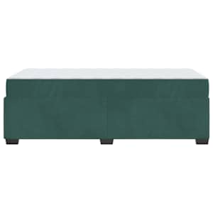 Rám postele s matrací Tmavě zelená 90 x 200 cm textil - obrázek 6
