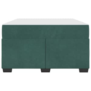 Rám postele s matrací Tmavě zelená 120 x 190 cm textil - obrázek 5