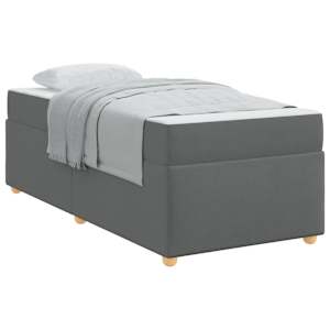 vidaXL Voodi raam madratsiga Tumehall 80 x 200 cm kangas