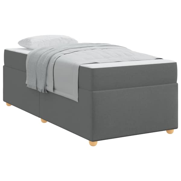 vidaXL Voodi raam madratsiga Tumehall 80 x 200 cm kangas
