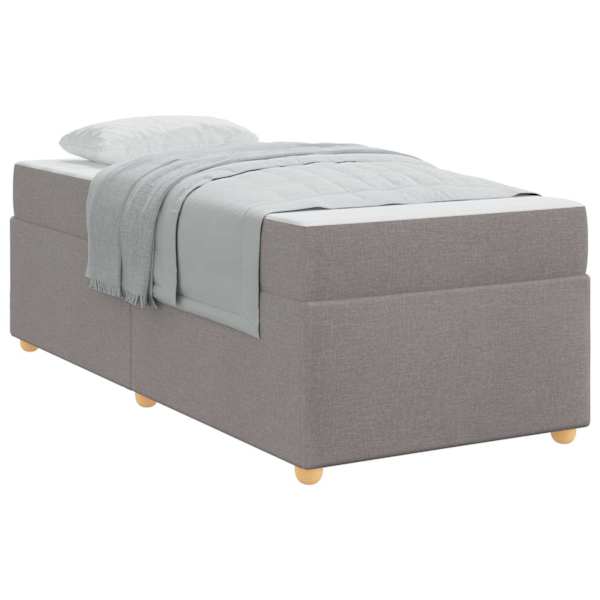 vidaXL Voodi raam Pruunikashall 80 x 200 cm kangas
