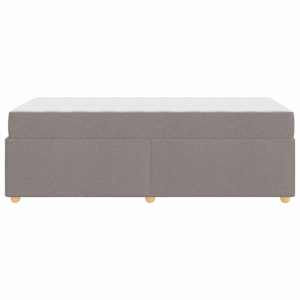Rám postele s matrací Taupe 80 x 200 cm textil - obrázek 6