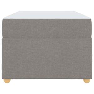 Rám postele s matrací Taupe 90 x 200 cm textil - obrázek 5