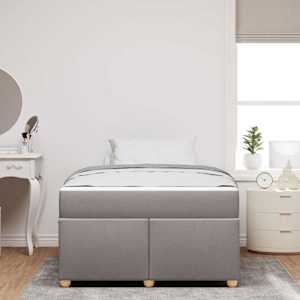 Rám postele s matrací Taupe 120 x 190 cm textil - obrázek 3