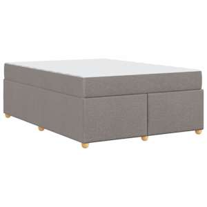Rám postele s matrací Taupe 140 x 200 cm textil - obrázek 7