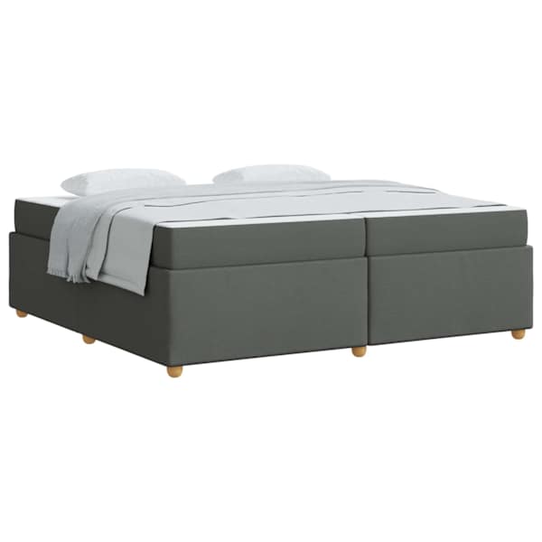 vidaXL Voodi raam madratsiga Tumehall 200 x 200 cm kangas