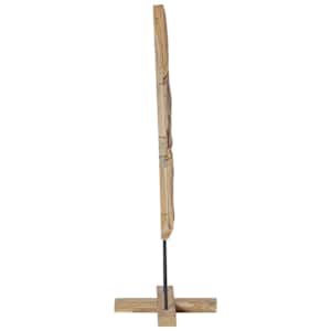 Vánoční stromeček s stojanem Hnědá 120 cm Masivní teakové dřevo - obrázek 5