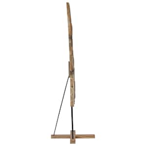 Vánoční stromeček Hnědá 181,5 cm Masivní teakové dřevo - obrázek 5