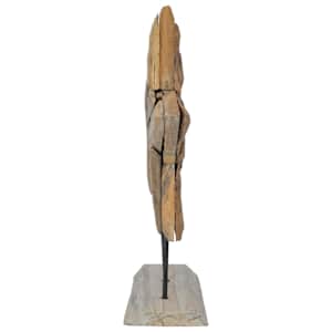 Vánoční hvězda Hnědá 43,5 x 13,5 x 59 cm Pevné teakové dřevo - obrázek 5