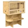 vidaXL Terrarium Pruun 80 x 50 x 100 cm OSB