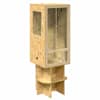 vidaXL Terrarium Pruun 50 x 50 x 150 cm OSB