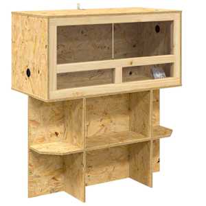 Terárium Hnědá 80 x 40 x 90 cm OSB - obrázek 2